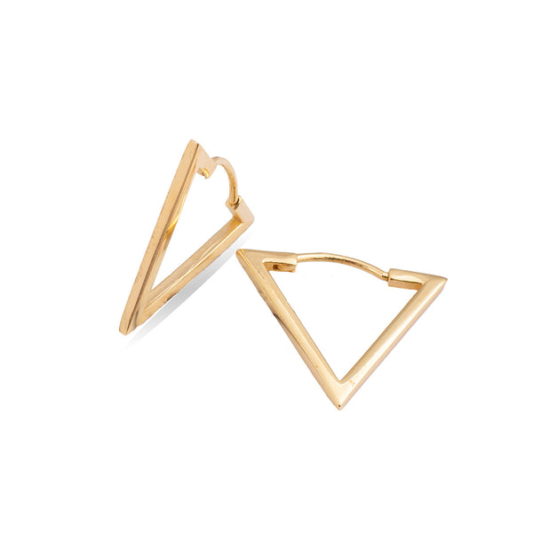 עגילים בצורת משולש